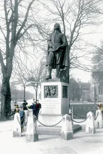 Bunyans: Bedford, Bunyan's Statue 1898