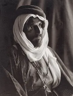 Bedouin: Bedouin chief east of the River Jordan, Palestine Holy Land