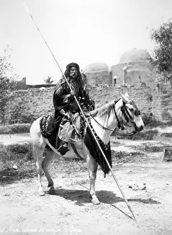 Originating: Bedouin on horseback, 1931
