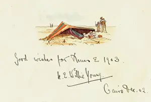 Bedouins: Bedouin Tent with Camel, Egypt