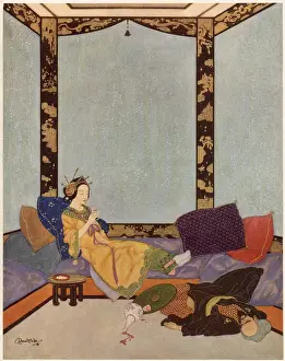 Aladdin: Bedr-el-Budur and the magician