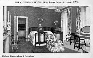Bathrooms: Bedroom of the Cavendish Hotel