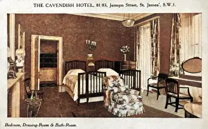 Bathrooms: Bedroom of the Cavendish Hotel