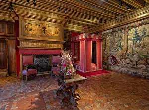 Bullant: Bedroom of Cesar de Vendome, Chateau de Chenonceau