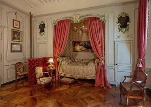 Fares: Bedroom of the Comtesse de Seve, Chateau de Flecheres, Ain