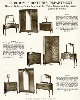 Mahogany: Bedroom suites 1929