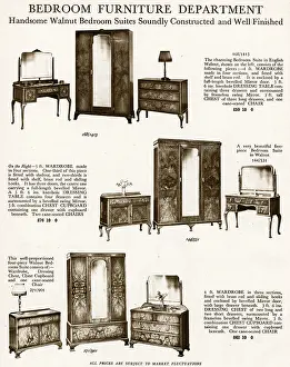 Wardrobe: Bedroom suites 1929