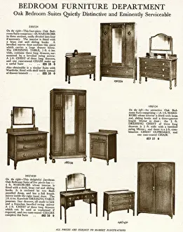 Wardrobe: Bedroom suites 1929