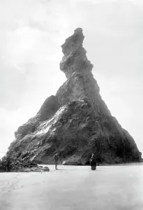 Bedruthan: Bedruthan Steps, Queen Bess Rock 1887