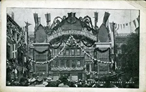 Premises: Bedstead Trades Arch during the Royal Visit, Birmingham