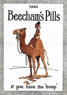 Iln - Consolidated Archive Holdings Ltd (colourised): Beecham's Pills advertisement by Bruce Bairnsfather