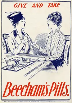 Headaches: Beecham's Pills advertisement, WWI