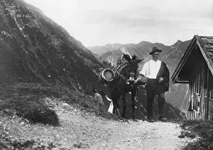 Tegernsee: Beer delivery, 1913