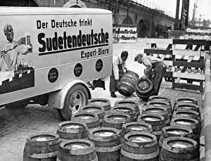 Bahnhof: Beer delivery from Cheb, 1938
