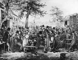Biedermeier: Beer garden in Munich