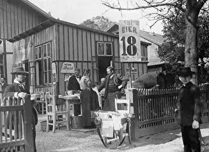 Viennese: Beer garden in Vienna, 1908