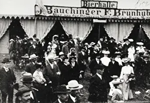 Ried: Beer hall on the fairground in Ried