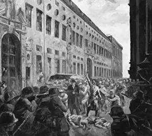 Feldherrnhalle: Beer hall putsch, 1923