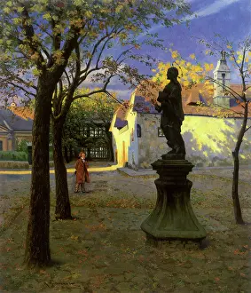 Beethoven: Beethoven in Courtyard