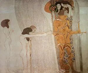 Longing: Beethoven Frieze, by Klimt