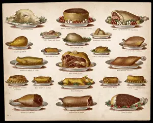 Pork: Beeton Meat Dishes, 1865