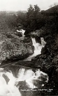 Lonsdale: Beezley Falls & Bridge, Ingleton, Yorkshire