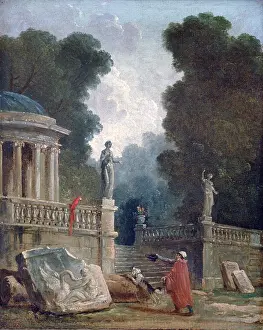 Hubert: The Beggar and the Parrot Artist: Hubert Robert