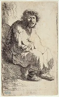 1630: Beggar sitting on a clod