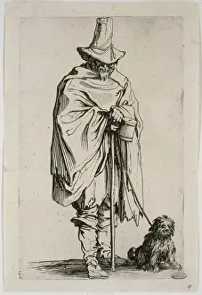 Beggars: The beggars, the blind man and his dog