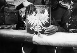 Boundary: Beginning of the attack on 01.09.1939, German troops cross t