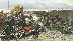 1580: Beginning of conquest of Siberia. Cossacks under