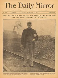 Beginning of a Miners Strike in Derbyshire