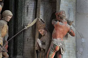 Fermin: Beheading of St Firmin, choir screen, Amiens Cathedral