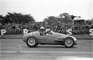 Behra: Behra in Gordini, Silverstone, England