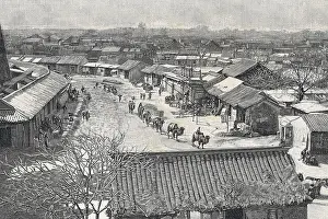 Zhonghua: Beijing in 1884. Engraving