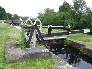 Montgomeryshire: Belan Lock and Bridge, Montgomery Canal