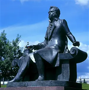 Sergeyevich: BELARUS. Minsk. Monument to Aleksandr Pushkin