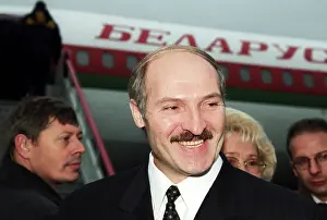 Belarus: Belarus President Alexander Lukashenko in Moscow, 1996