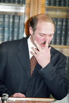 Lukashenko: Belarus President Alexander Lukashenko in Moscow, 1996