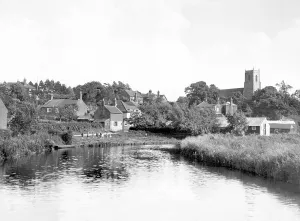 C1930: Belaugh, the Church from the River c1930