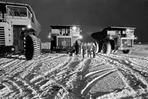BelAZ-549 expanded-capacity dump trucks