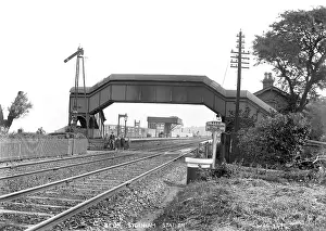 Footbridge: Belfast & County Down Railway. at Sydenham
