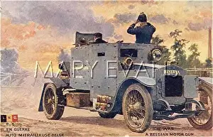 Mitrailleuse: A Belgian auto-mitrailleuse or motor gun