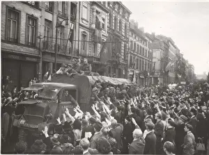 Royale: Belgian Brigade enter Brussels, WW2
