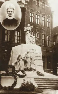 Cavell: Belgian Monument to honour Edith Cavell, Brussels