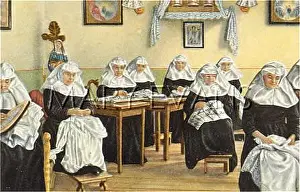 Beguinage: BELGIAN NUNS AT WORK