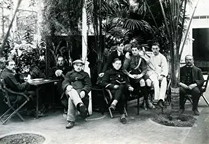 Birchington: Belgian Patients in the Mess Room, Quex Park