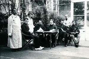 Cobb: Belgian Patients in the Mess Room, Quex Park