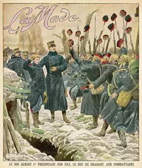 Pleased: BELGIAN PRINCE AND ARMY