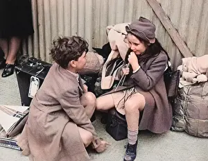 Evacuee: Belgian refugee children WWII